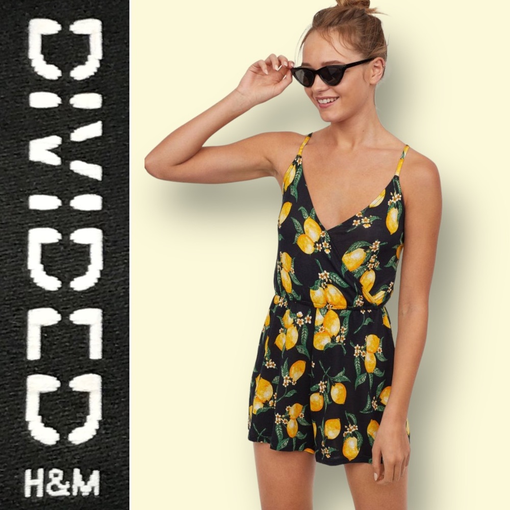 Lemon Romper ▪️ Divided by H&M